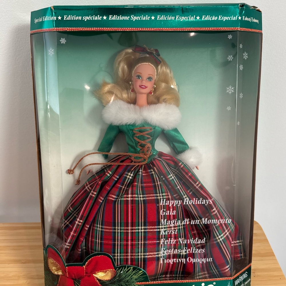 Barbie Holiday Dolls (4 different years) in box